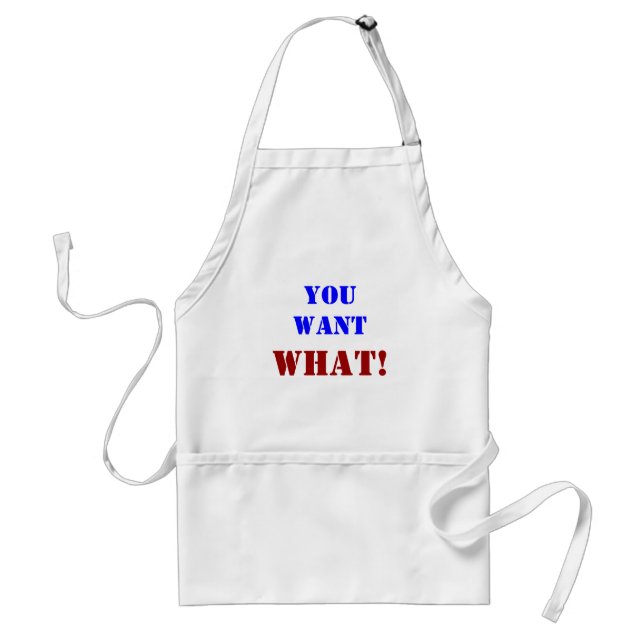 TABLIER FUNNY APRONS (Devant)