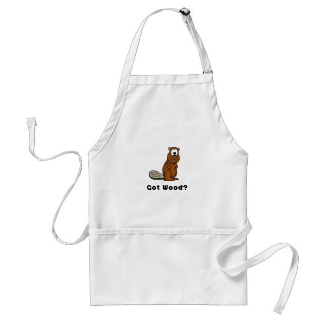 Tablier Funny Beaver (Devant)