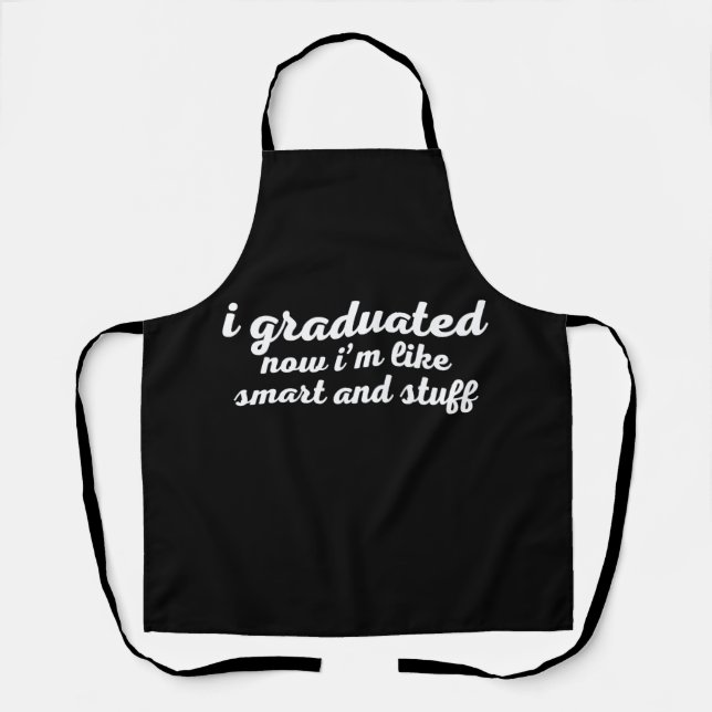 Tablier Funny College High School Graduation Cadeau (Recto)