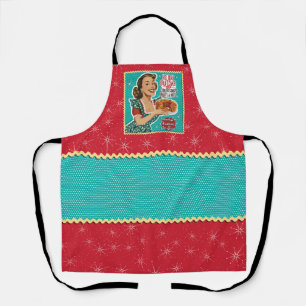 Tablier Funny Fruitcake Christmas Apron