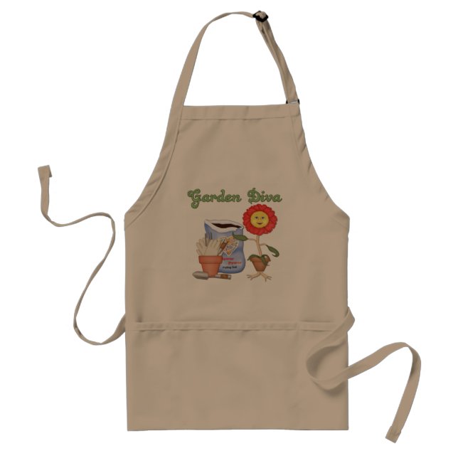 Tablier Funny Garden Diva (Devant)