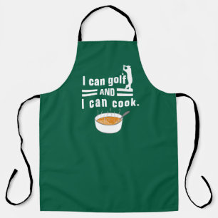 Tablier Funny Golfer Can Cook Citations LOL Humour Golfer