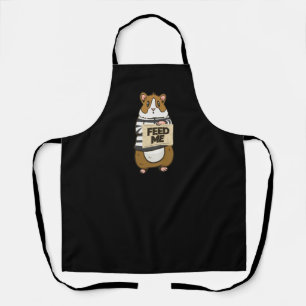Tablier Funny Hamster Prison Outfit Feed Me Nourriture