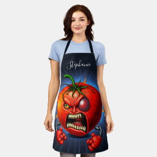 Tablier Funny Monster Red Tomato Boxe