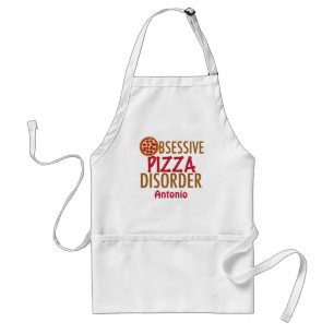 Tablier Funny Pizza Parlor Monogram