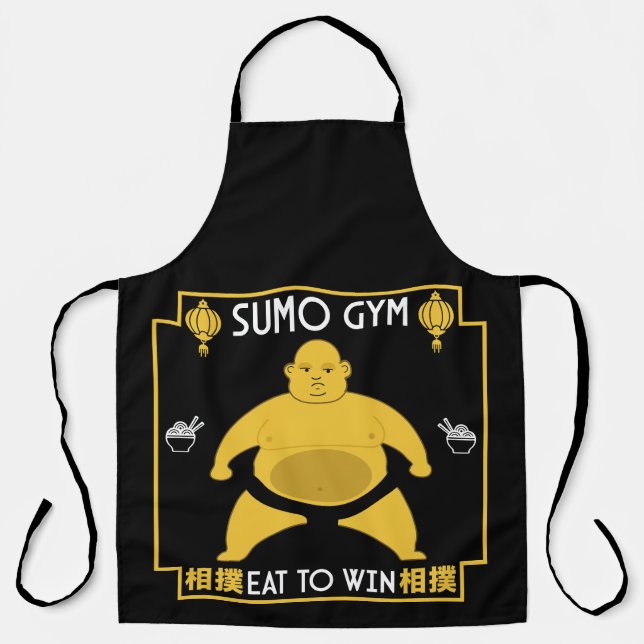 Tablier Funny Sumo Wrestler (Recto)
