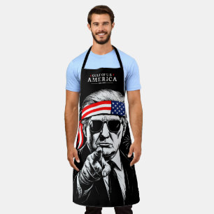 Tablier Funny Trump Golfe Des USA Amérique 2025 4 juillet