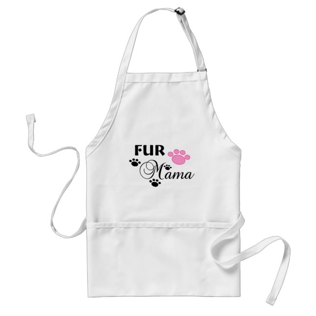 Tablier Fur Mama Avec Cuisine Rose Paw Apron (Devant)