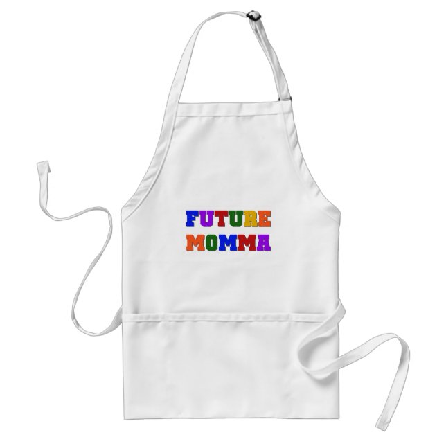 Tablier Futurs tee-shirts et cadeaux Momma (Devant)