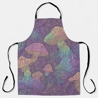 Tablier Galaxie des champignons psychédéliques - Apron