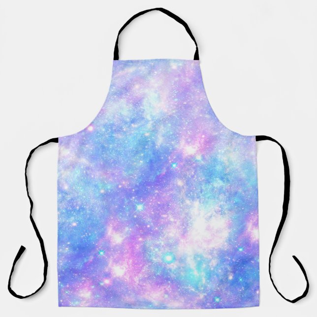 Tablier Galaxie magique : Rose Blue Star Imprimer (Recto)