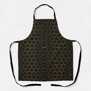 Tablier Galmourous Golden Geometric pattern