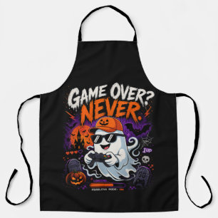 Tablier Game Over Jamais Drôle Gamer Fantôme Halloween
