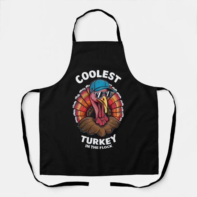 Tablier Garçons Thanksgiving Enfants Coolest Turquie dans  (Recto)