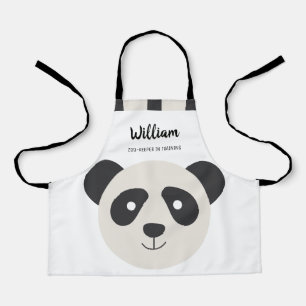 Tablier Gardien zoo Panda de la carte Mignonne BIG