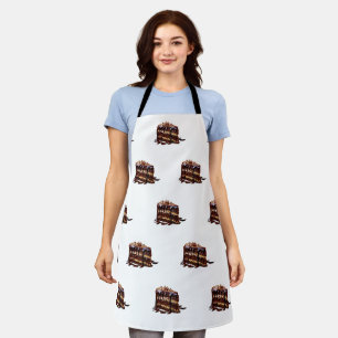 Tablier Gâteau au chocolat multi-couches indulgent de Slip
