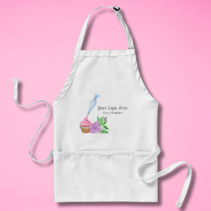 Tablier Gâteau au glaçage aquarelle Boulangerie, Traiteur
