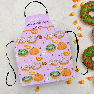 Tablier Gâteau eau-forte délicieux Bon Halloween Bonbons