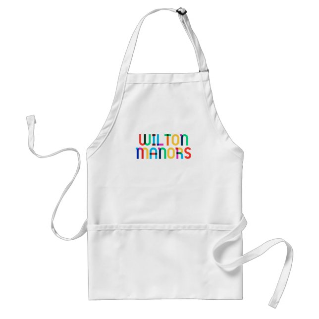 Tablier Gay-Borhood Pride - Wilton Manors (Devant)