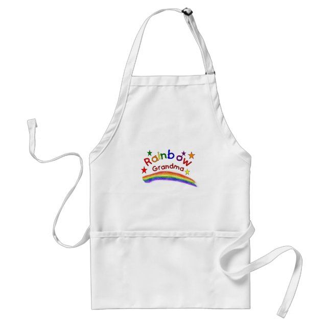 Tablier Gay Lesbian "Rainbow Grandma" (Devant)