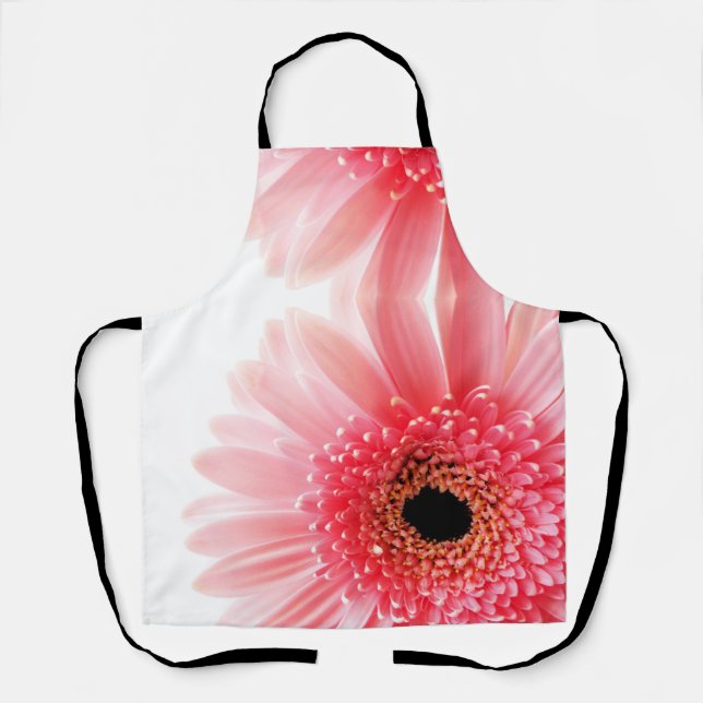 Tablier Gerbera Rose Daisy (Recto)