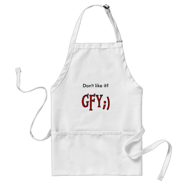 Tablier GFY1, ne l'aiment pas ? (Devant)