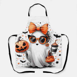 Tablier Ghost d'Halloween drôle