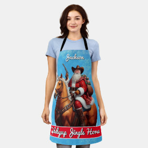 Tablier Giddyup Jingle Horse Noël au Père Noël