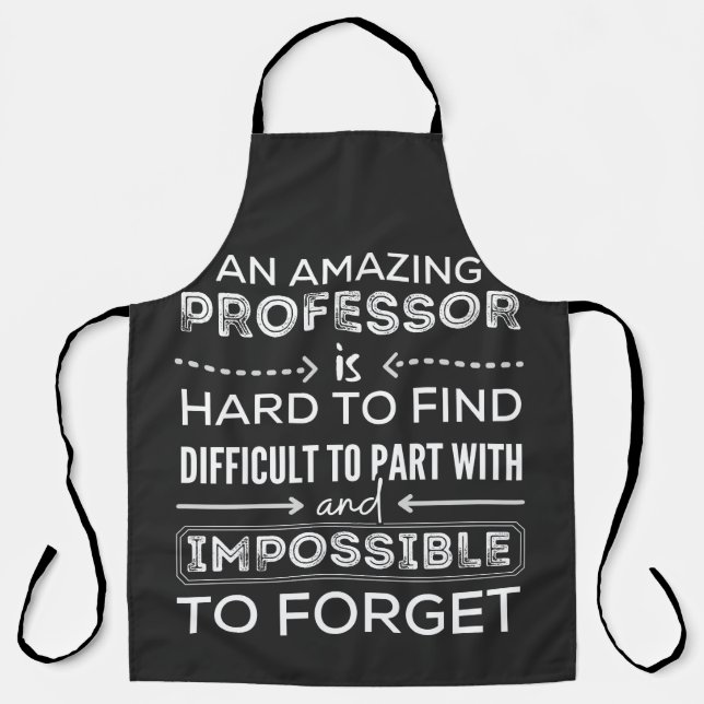 Tablier Gift For Professor, Professor Gift (Recto)