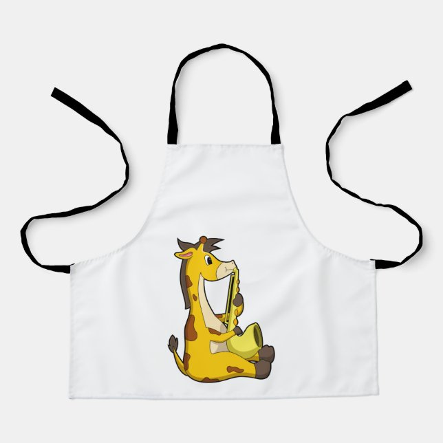 Tablier Girafe at Music with Saxophone.PNG (Recto)