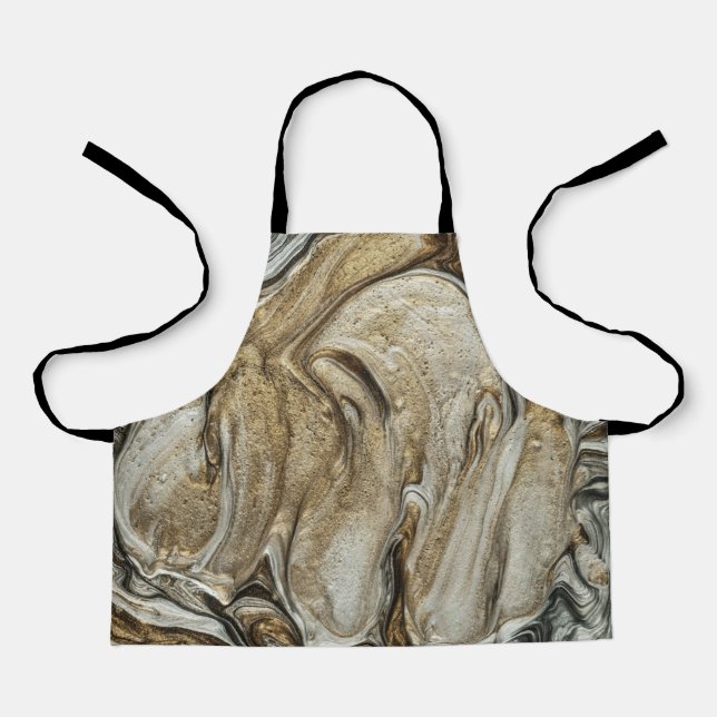 Tablier glamor 003 couleurs brun liquide (Recto)