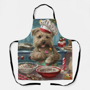 Tablier Glen of Imaal Terrier Fête de fin d'année en cuisi