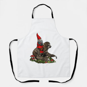 Tablier Gnome à cheval sur une parcelle