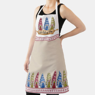 Tablier Gnome nordique   Apron de l'équipe de gauche