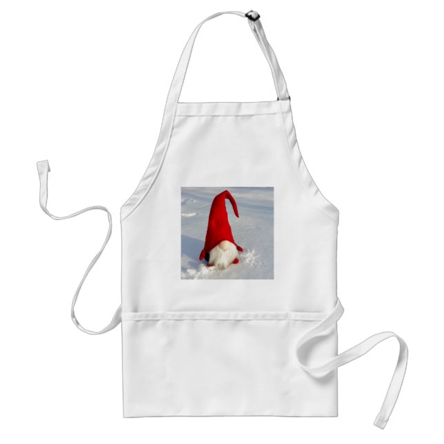 Tablier Gnome scandinave de Noël (Devant)