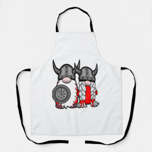 Tablier Gnomes nordiques mignons Viking Tomte Couple Scand