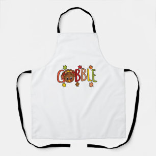 Tablier Gobble Drôle Turquie Thanksgiving Famille Hommes F