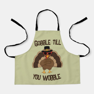 Tablier Gobble jusqu'à ce que vous tourbillonnez la dinde 