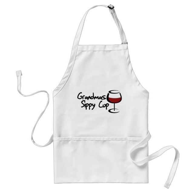 Tablier Gobelet en sippy de grand-mas (Devant)