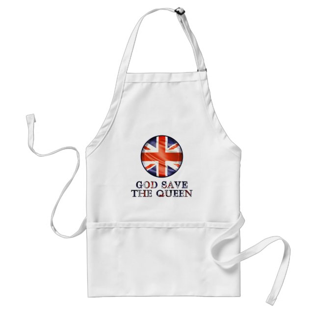 Tablier God Save the Queen (Devant)