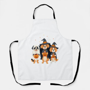 Tablier Golden Retriever Fantôme Halloween Trick Or Treat 