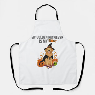 Tablier Golden Retriever Halloween Chien Mon Golden Retrie