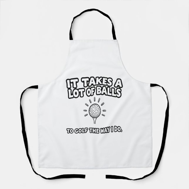 Tablier Golf Lover T-Shirt Design (Recto)