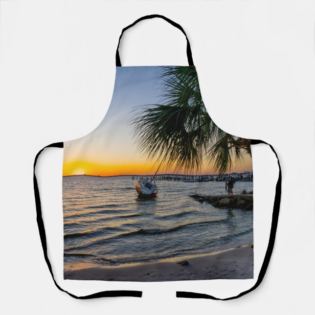 Tablier Golfe Breeze Floride Sunset Apron (Recto)