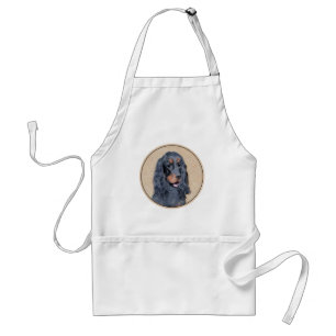 Tablier Gordon Setter Peinture - Joli art original chien