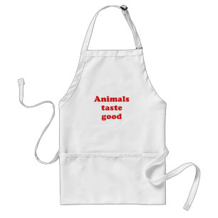 Tablier Goût d'animaux bon