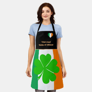 Tablier Goût de la maison & drapeau irlandais, Irlande /Cu