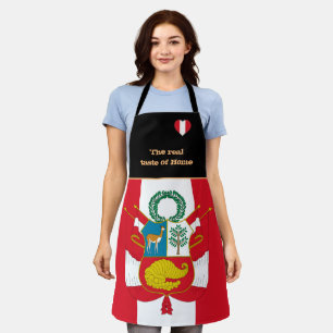 Tablier Goût de la maison & Drapeau péruvien, Pérou /Cuisi