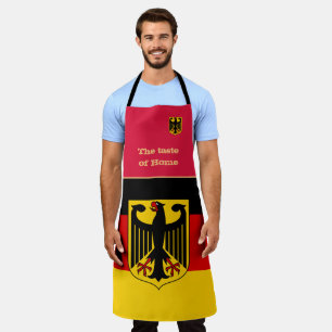 Tablier Goût de la maison et drapeau allemand, Allemagne /