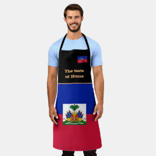 Tablier Goût de la maison et Drapeau haïtien, Haïti /Cuisi